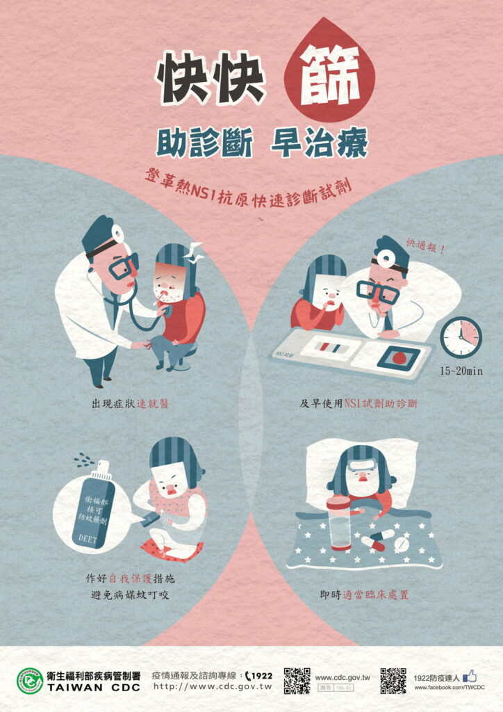 嘉義市登革熱 NS1 抗原快速診斷試劑