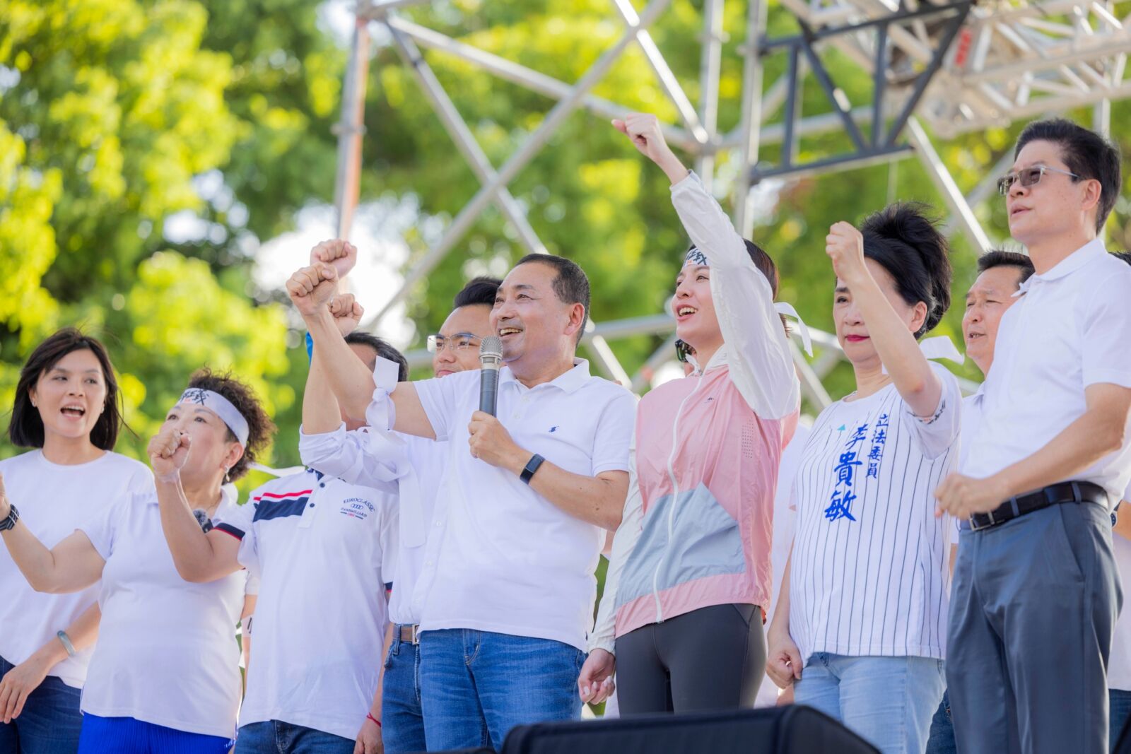 挺侯！國民黨台中大會師 漢子、燕子再掀同台旋風 303