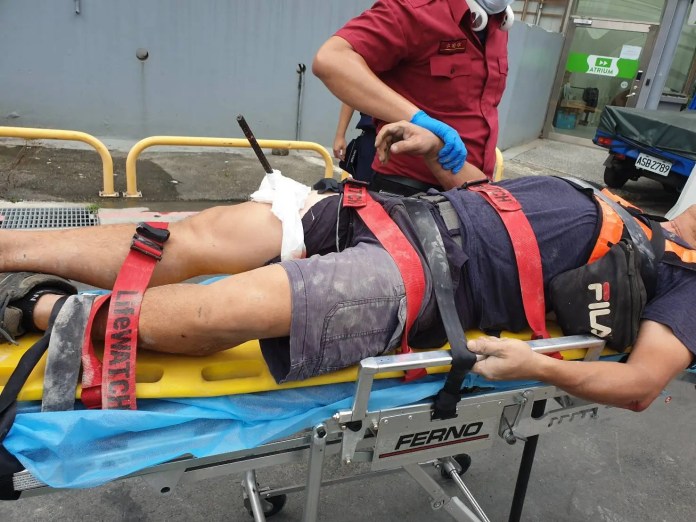 北市松山工安意外 建案工人高處墜落右大腿遭鋼筋刺穿 58 311 15 | 社會 社會 記者爆料網