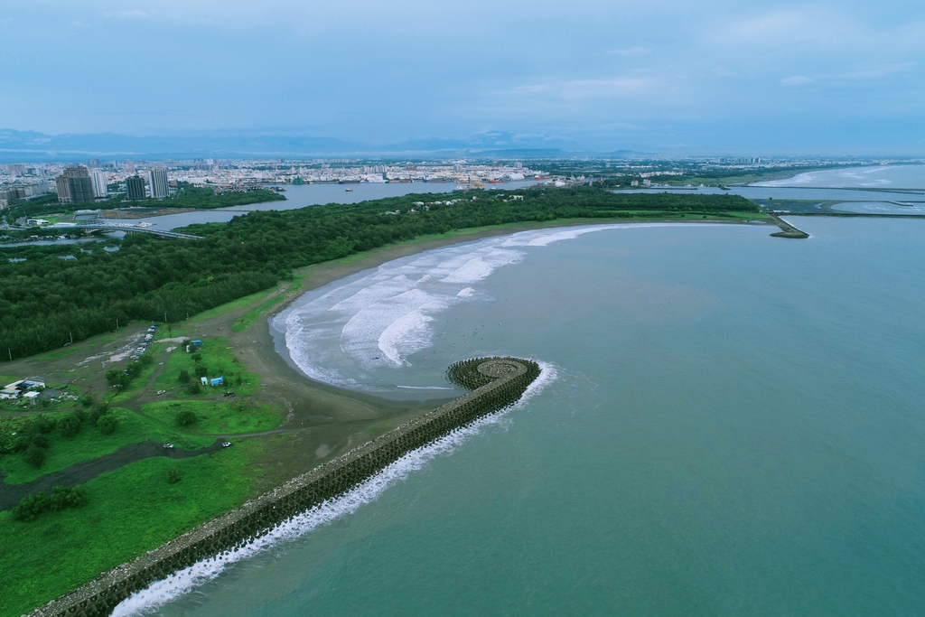 漁光島沙灘圖(圖：臺灣港務公司)
