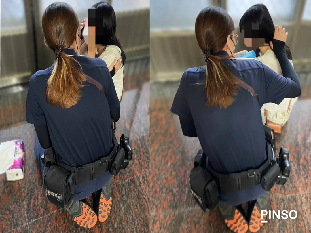 妙齡女失戀爆哭｜烏日分局警察姐姐溫暖開導後走出情傷