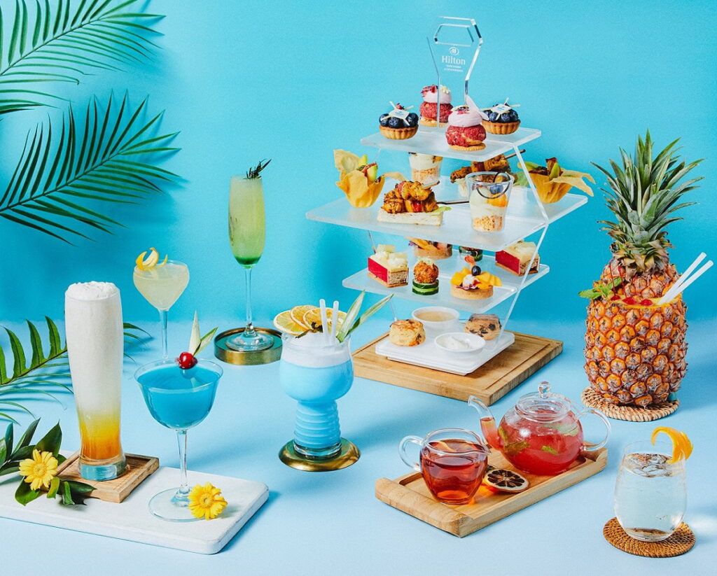 台北新板希爾頓酒店_大廳酒吧_SosiAbility逸廊_夏戀地中海_夏洋溢雙人下午茶