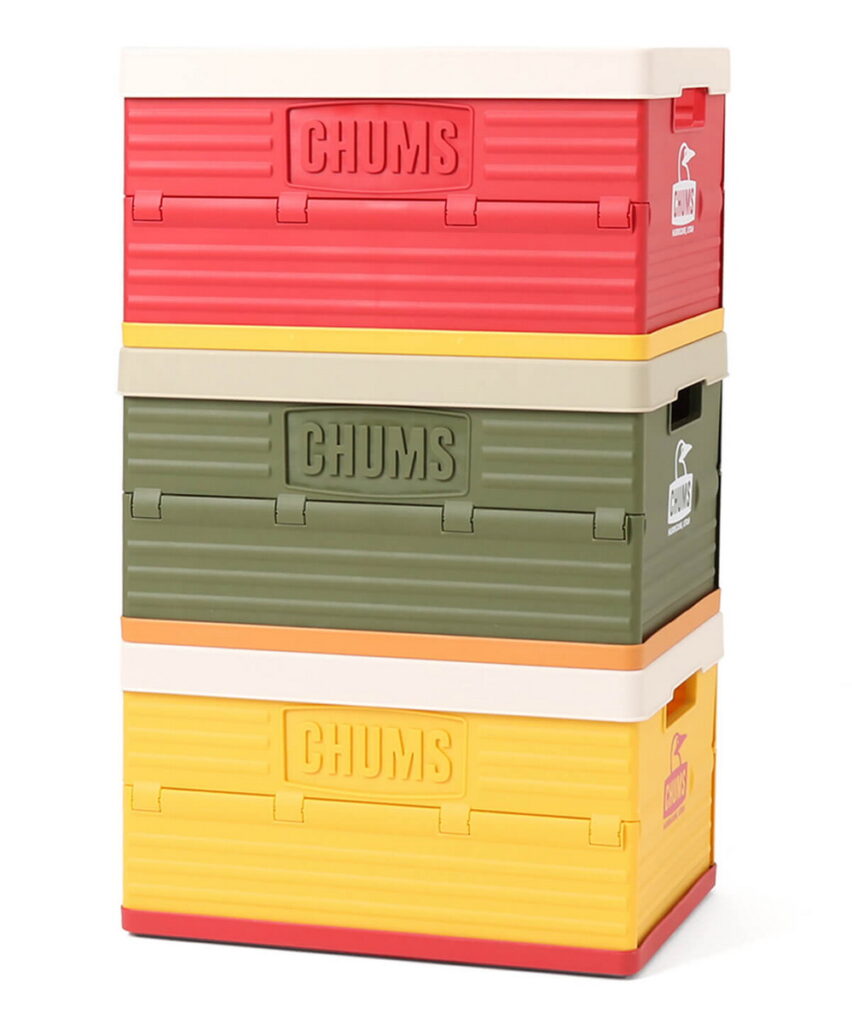 「Camper Folding Container輕便收納箱」可堆疊設計讓你可自行改變收納方式。