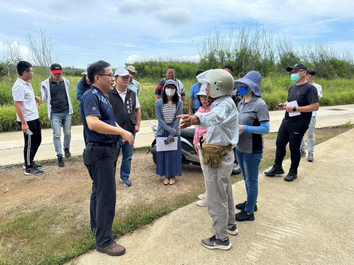 行政院南服中心赴澎湖勘查 黃健忠盼同心解決民眾用路需求