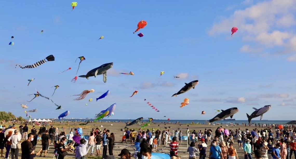 2023旗津風箏節 首創陸海空3D展演 實施四階段交管 搭乘渡輪最方便