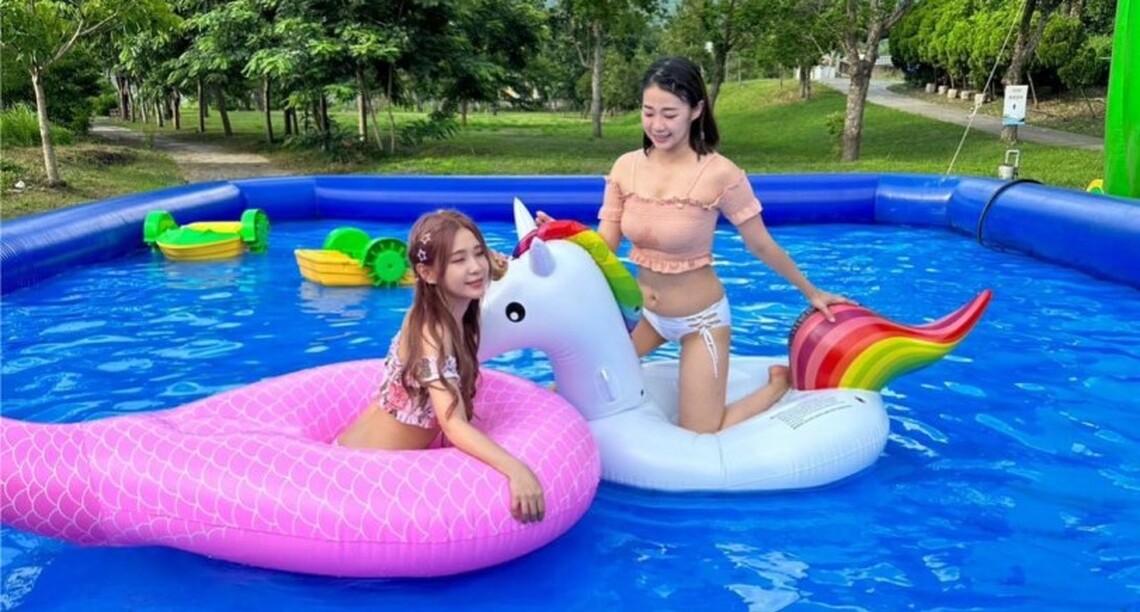 遊山還能玩水！六龜親水公園新體驗   巨型滑水道嗨翻南橫夏日山城