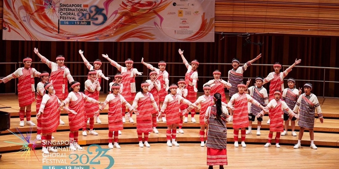 五峰鄉桃山國小合唱團 勇奪「2023第七屆新加坡國際合唱節」金質獎