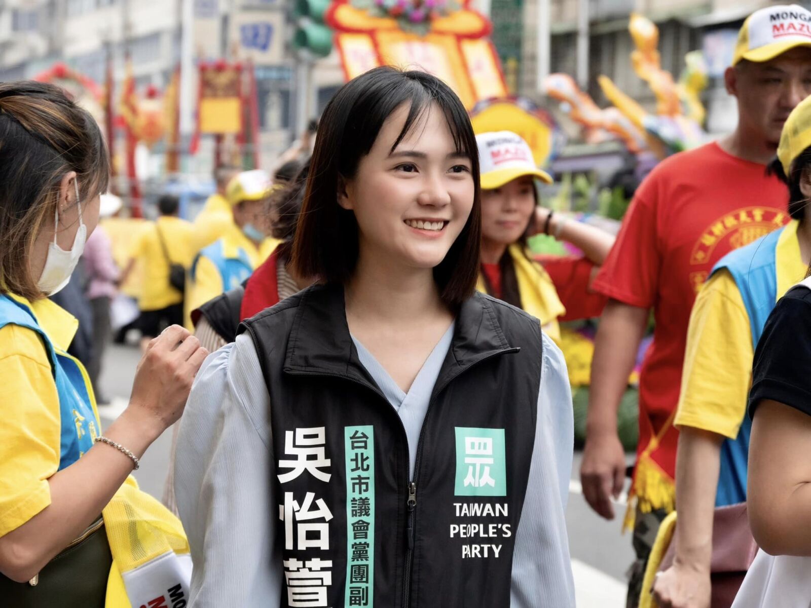 北流爭議款難解 民眾黨北市黨團要蔣市府別玩兩面手法 276 民眾黨台北市議會黨團副主任吳怡萱。(吳怡萱FB)