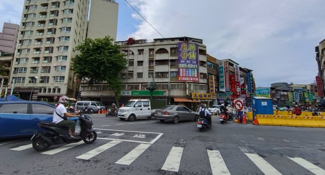 輕軌建興/大順路口即將進入第二階段交維施工   提醒用路人減速慢行