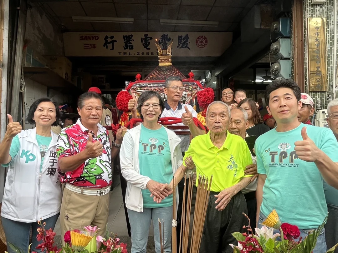 第一選區立委參選人蔡壁如｜參加遶境大甲南區觀音壇