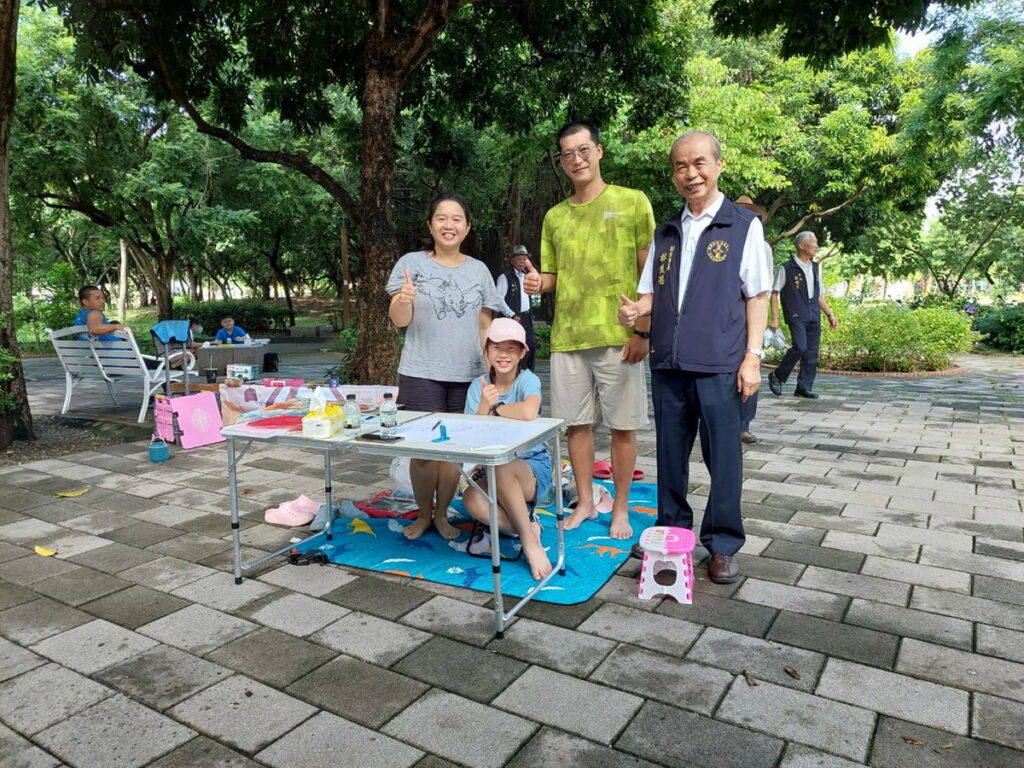 嘉義北回文化藝術基金會「嘉義心諸羅情-我愛北香湖」寫生比賽 黃敏惠市長到場鼓勵