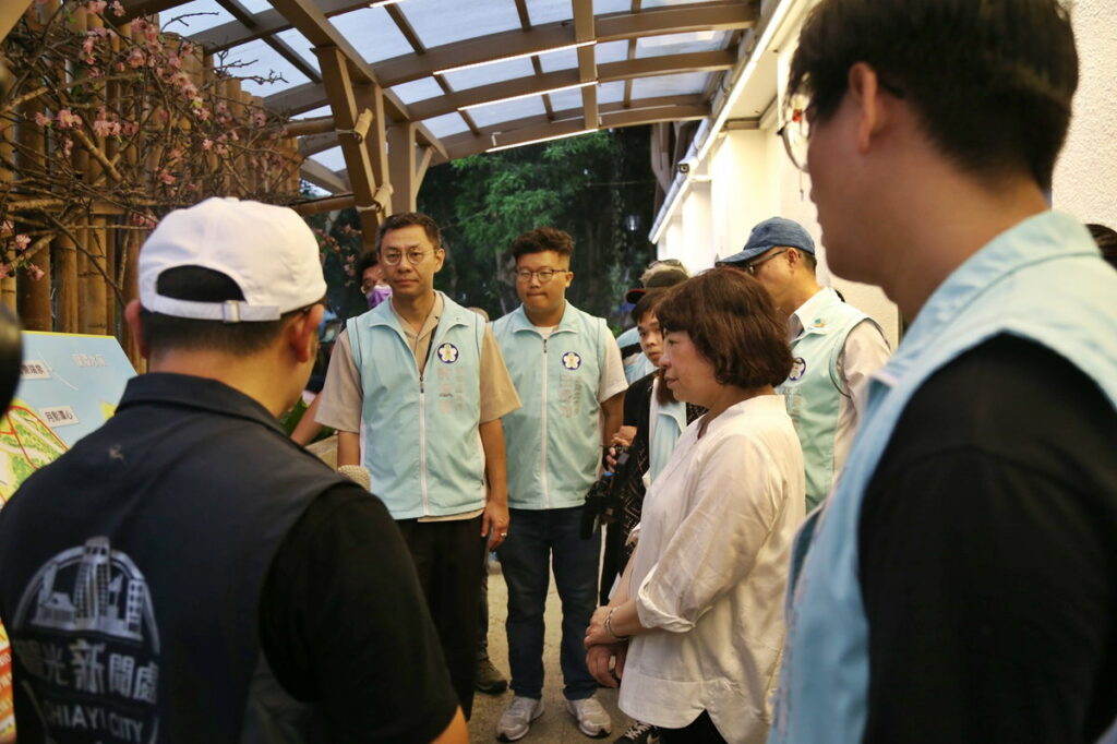 市長黃敏惠率市府團隊視察蘭潭建設成果