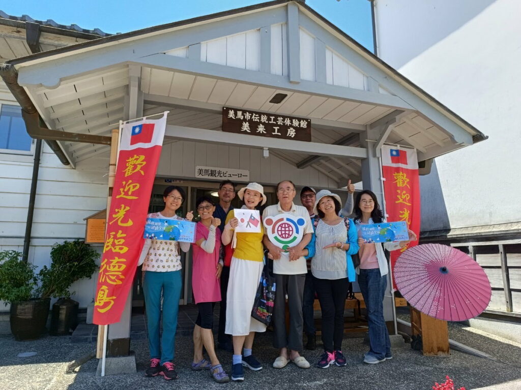 嘉市僑平擔任日本阿波市土城國小一日客座教師