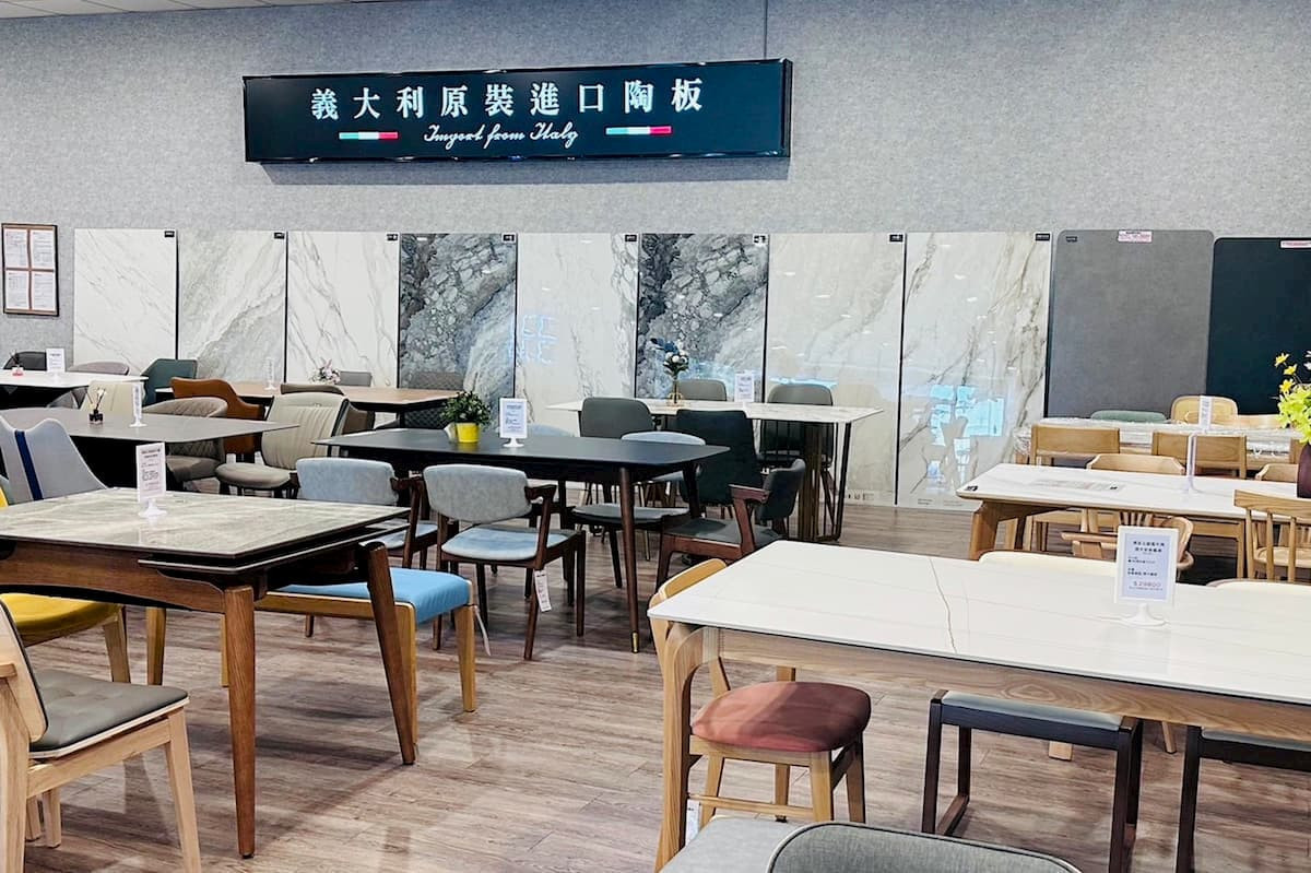 凱迪家具,高品質義大利陶板/岩板餐桌,打造夢想居家風格。(圖/凱迪家具)