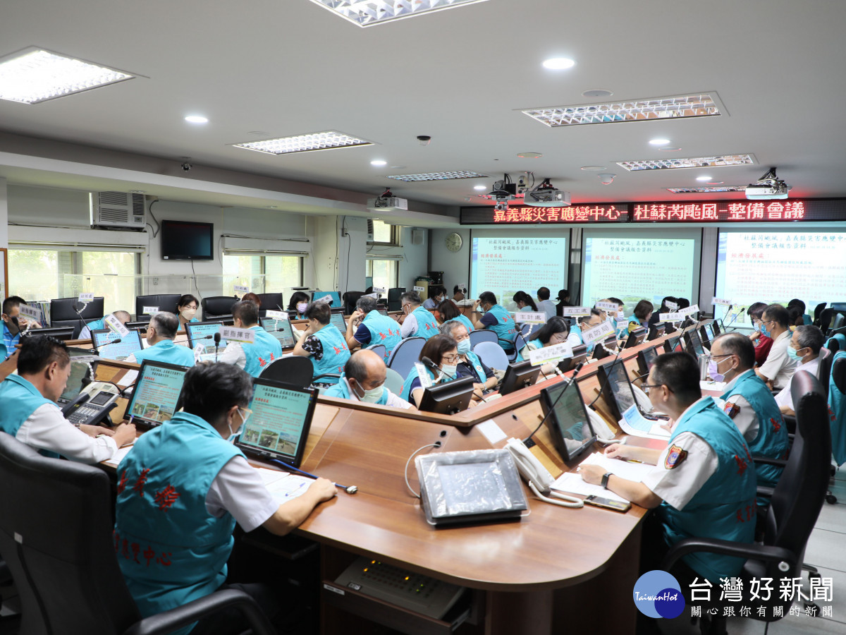 翁章梁今召開災害應變中心整備會議／嘉義縣政府提供