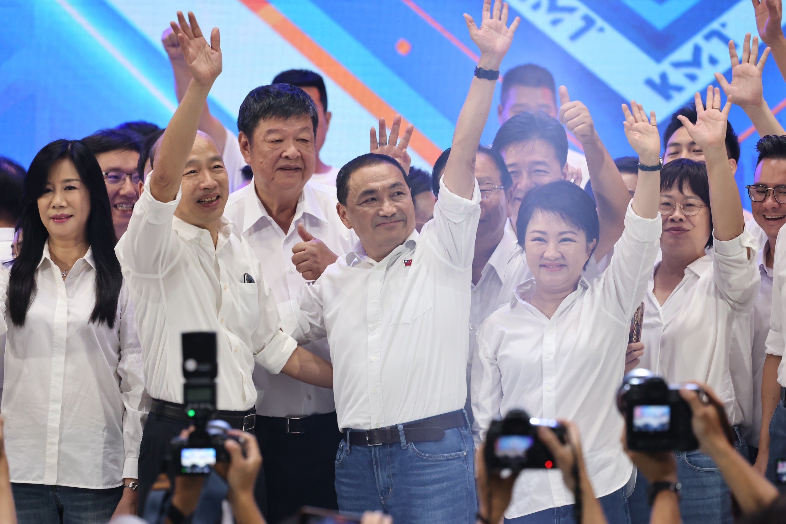 侯友宜獲國民黨正式提名後,31日將啟程訪日3天。林啟弘攝