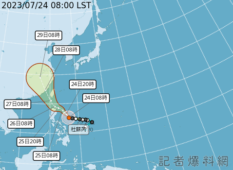中颱杜蘇芮路徑西修 專家:這樣走風雨一定有呼籲別看是否登陸 52 PTA 202307240000 120 zhtw 1 | 生活 生活 記者爆料網