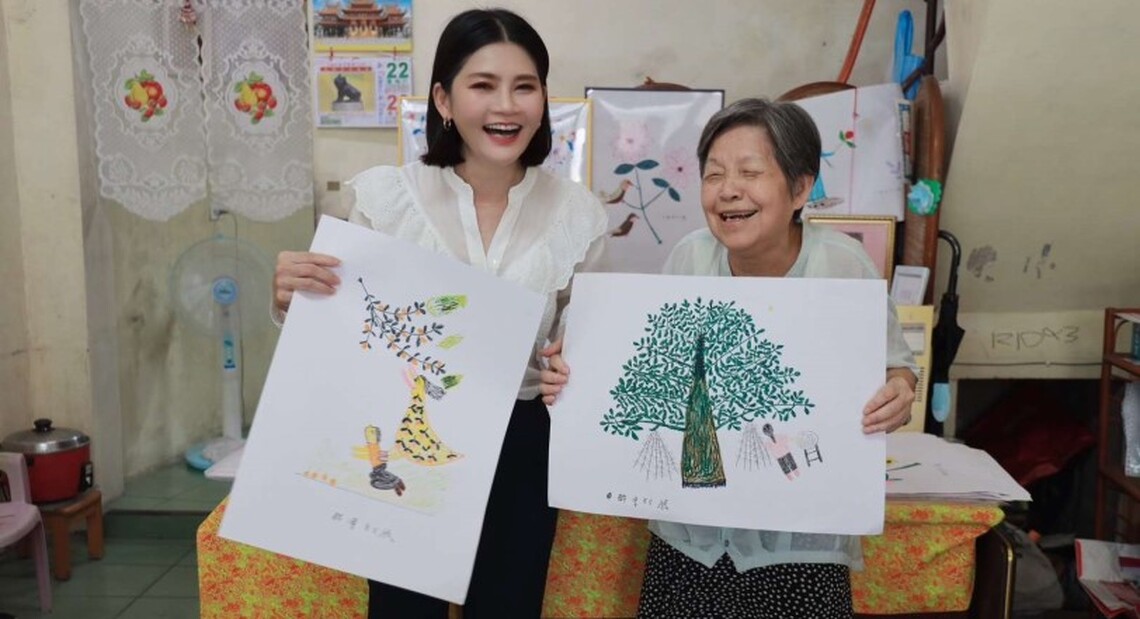 發現雲林之美的眼睛 - 陳璧君處長邀約許涼阿嬤個人畫展