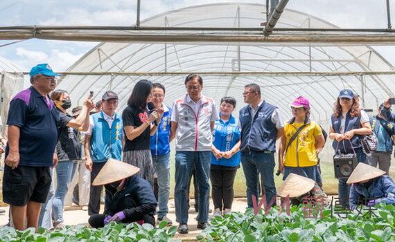 視察桃園農區防颱整備  張善政提醒農友提早因應降低農作物災損