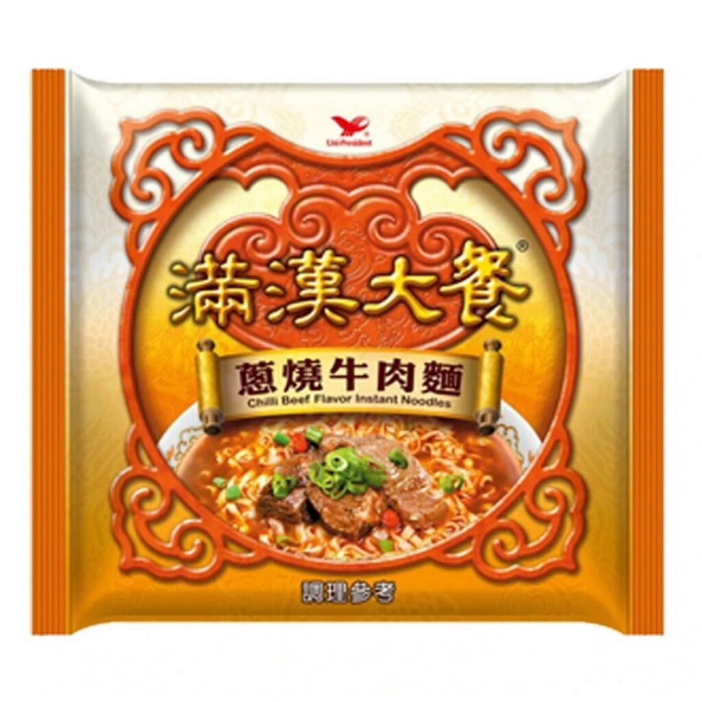 【滿漢大餐】蔥燒牛肉麵袋12入組,優惠價536元。