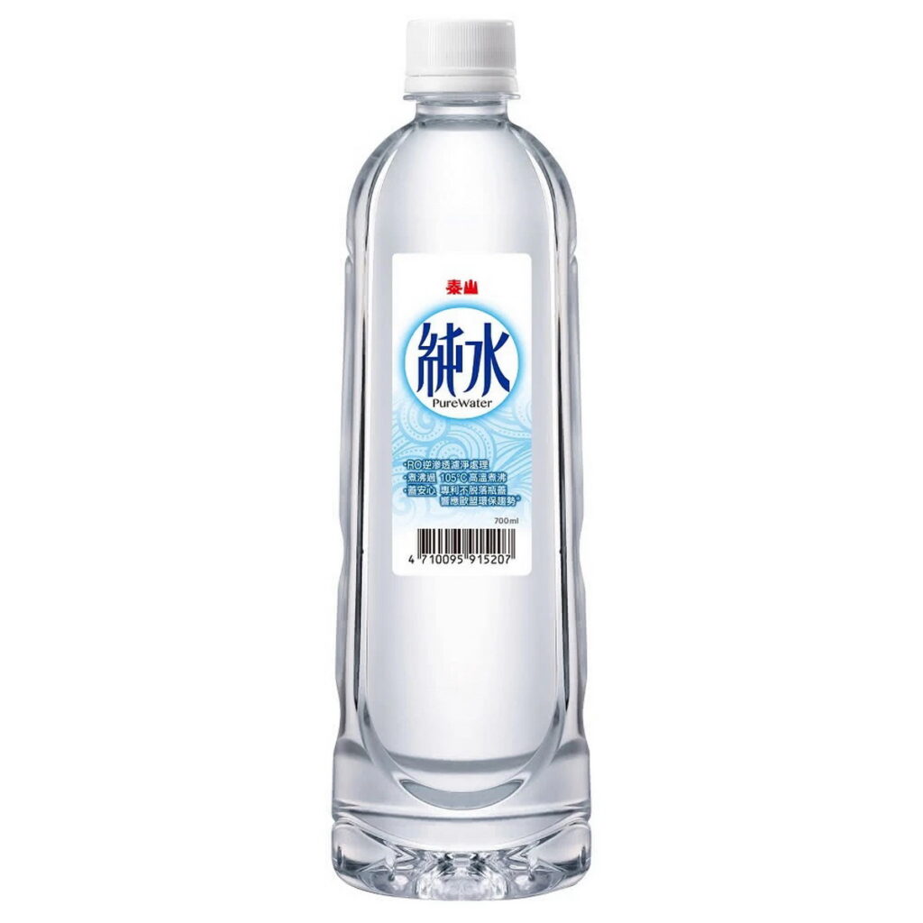 【泰山】純水700ml 60入組,優惠價730元。