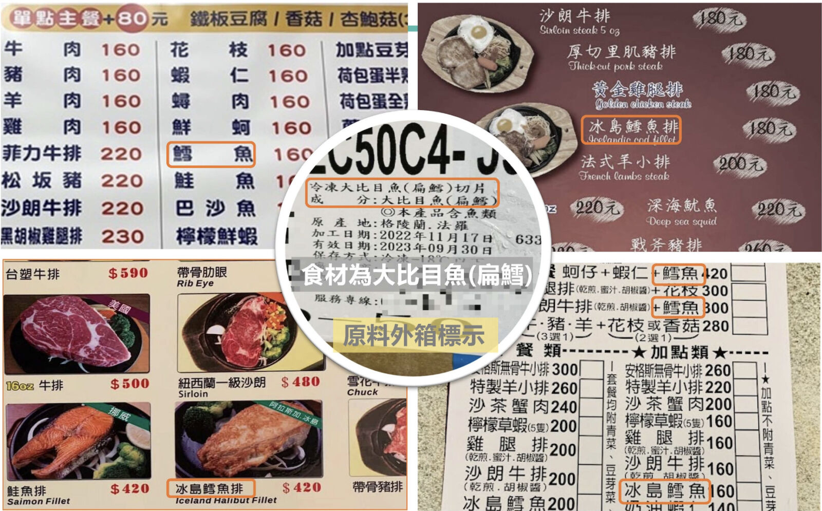 鐵板燒店點「鱈魚」14家竟是標假的! 人从众牛排、大埔鐵板燒也上榜 284 鐵板燒店點「鱈魚」14家竟是標假的! 人从众牛排、大埔鐵板燒也上榜 283