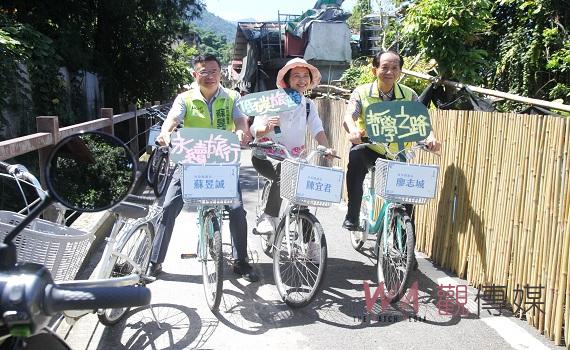 埔里哲學步道竣工啟用 許縣長揭幕體驗新風貌