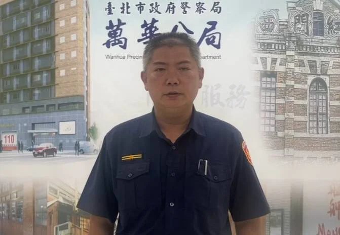 龍山所副所長馬秋揚說明案情。（記者林金聖翻攝）