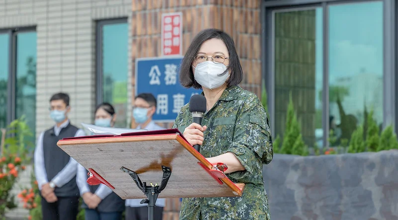 蔡英文確診後「自主健康管理」 今出席視導漢光演習