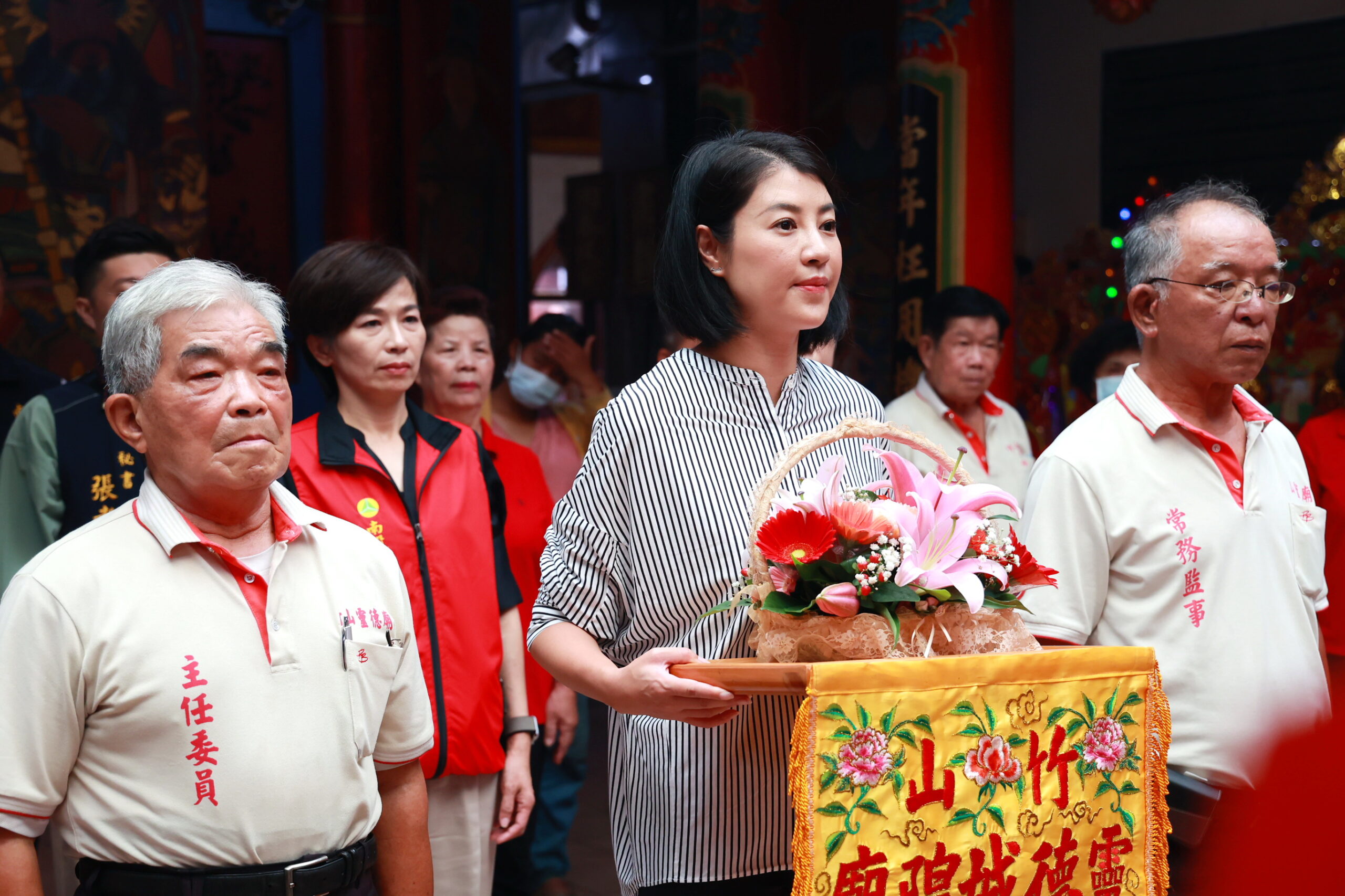 竹山靈德廟城隍聖誕 許淑華祈求縣境平安 竹山靈德廟城隍聖誕 許淑華祈求縣境平安