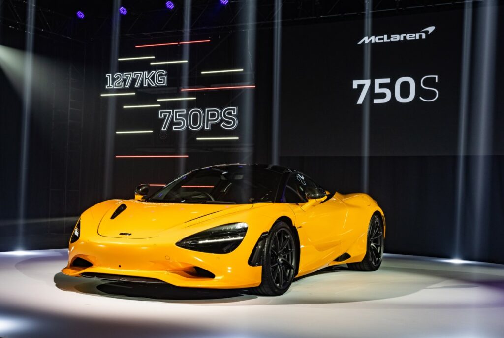 亞太首站超跑級距王者-750S,於今日在台正式發表。圖/McLaren 提供