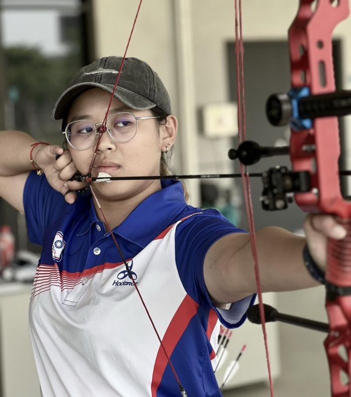 中正大學學生射箭團 備戰成都世大運