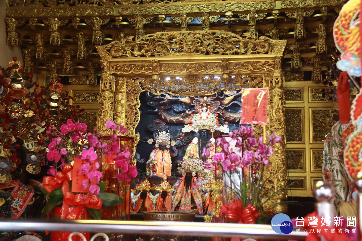 南投市城隍文化祭今年恢復舉辦，城隍廟是信眾的信仰中心。（記者扶小萍攝）