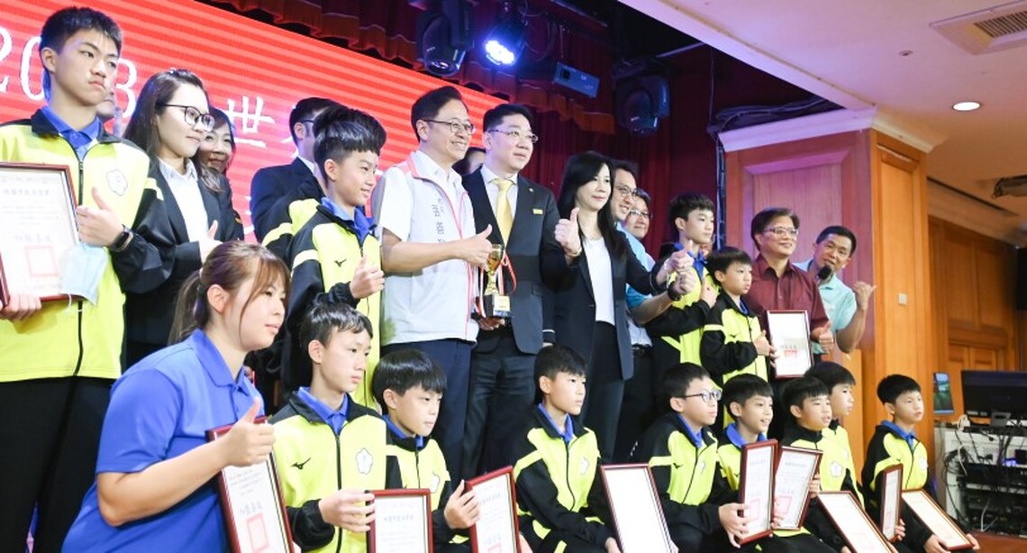 桃市表揚世界盃青少年巧固球選手 張善政:持續推廣巧固球運動