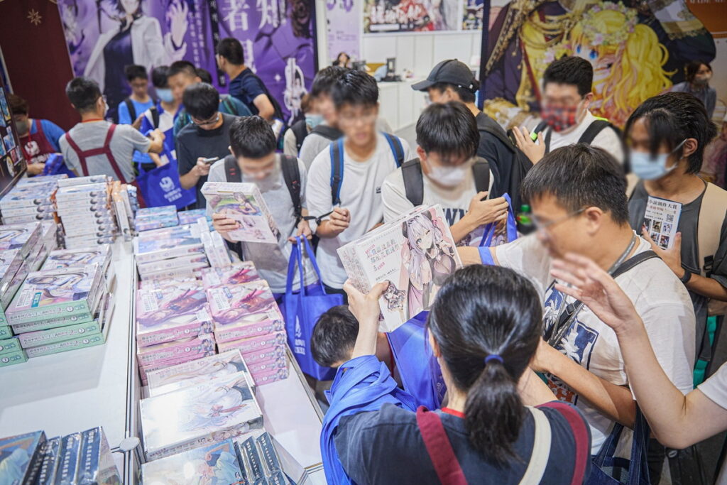 台灣角川攤位實況