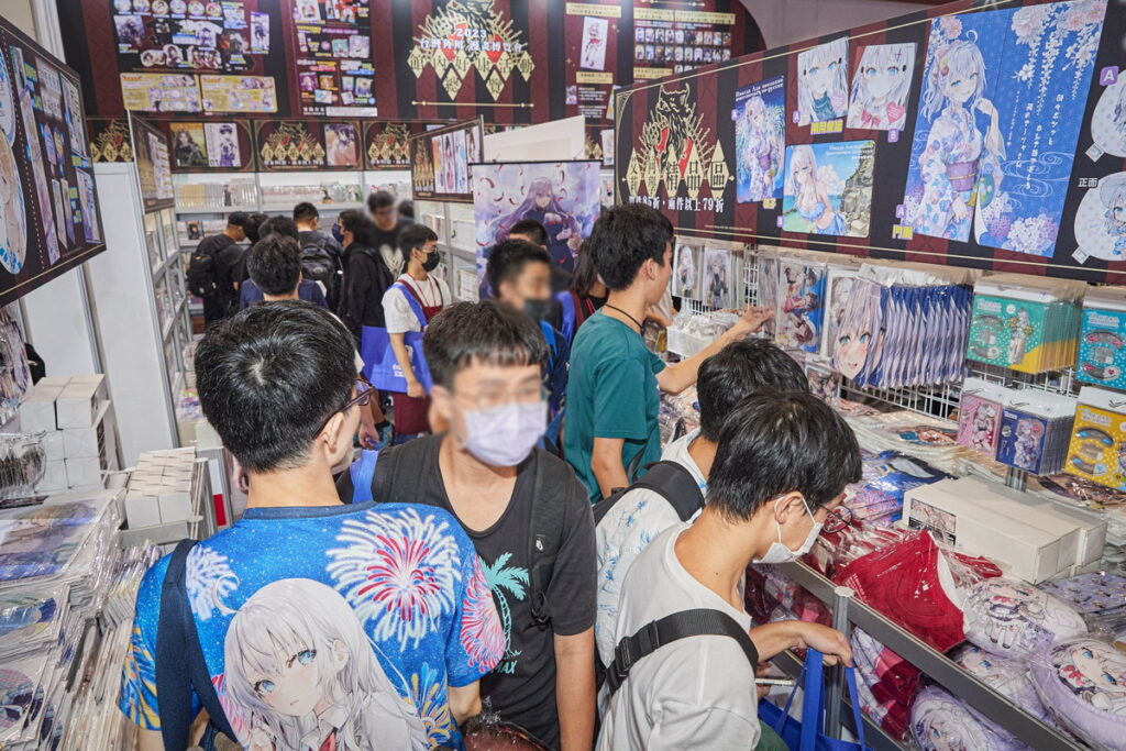 台灣角川攤位實況