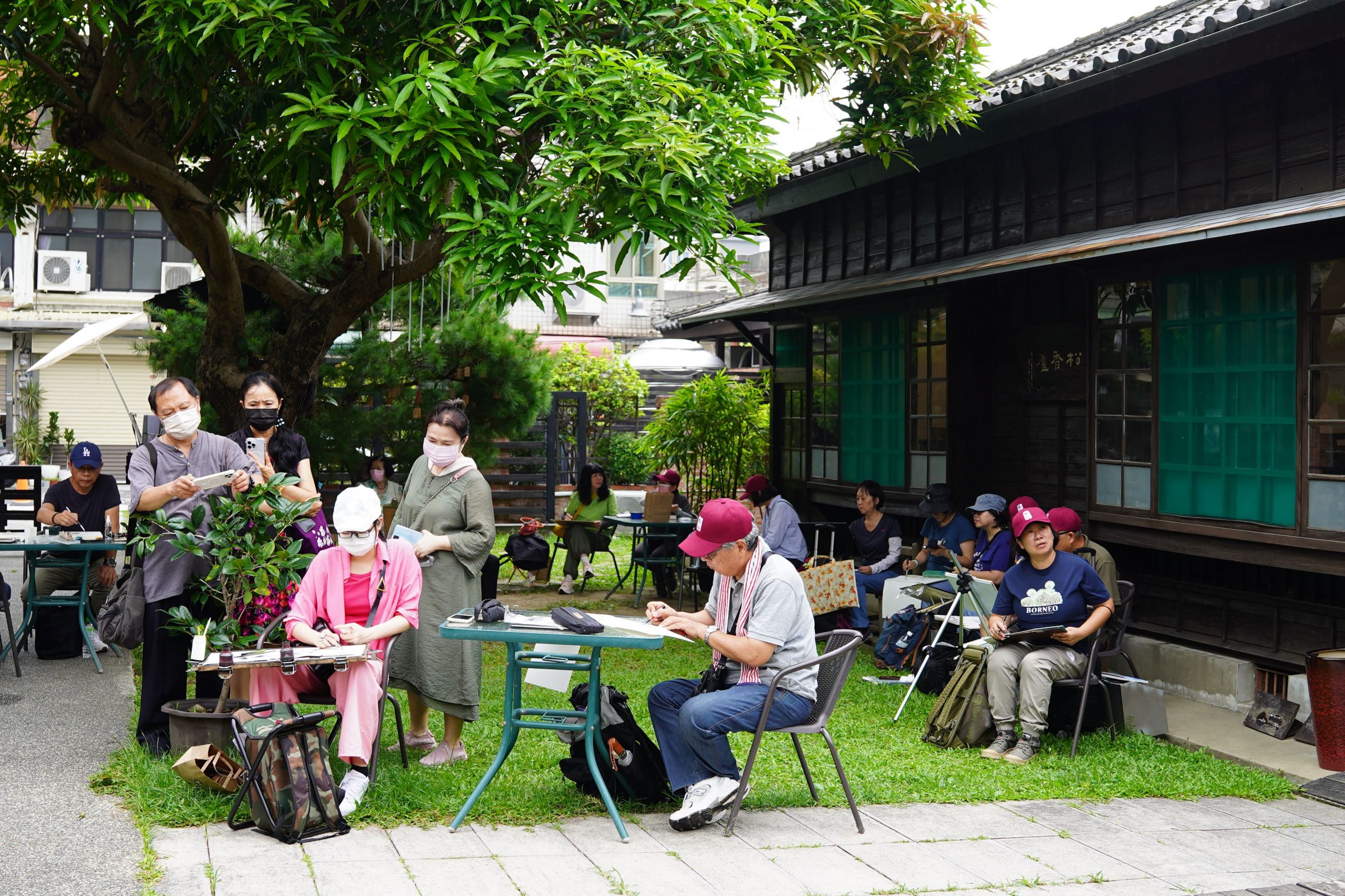 「致敬大師•松園速寫」 蕭如松藝術園區藝術家雲集