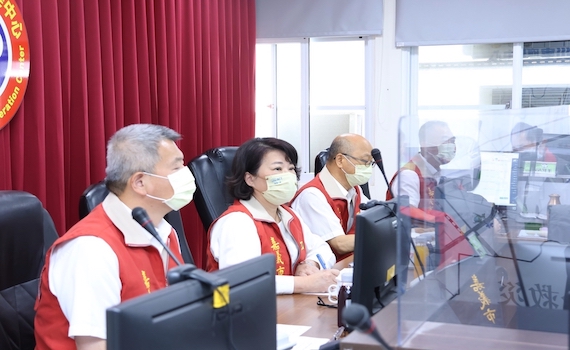 嚴陣應變杜蘇芮颱風 黃敏惠市長感謝各單位的協力與配合