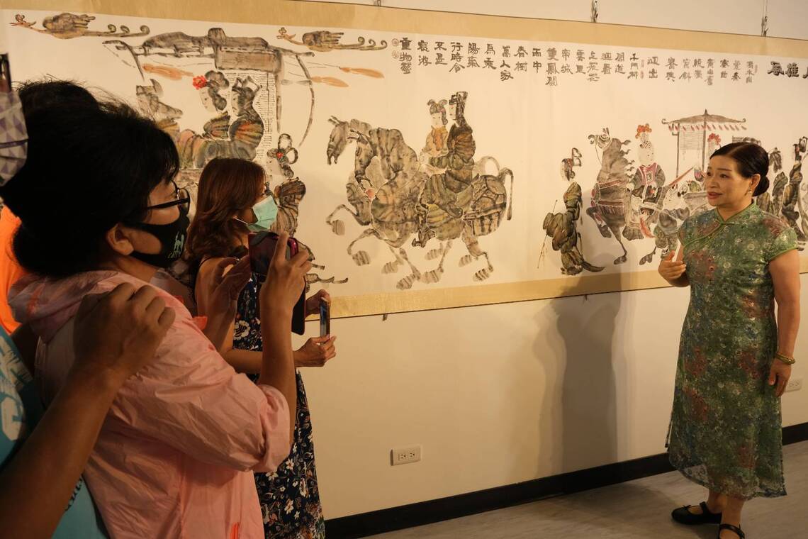 漾新聞|「博古通今」 楊小寧國畫巡迴展高雄文化中心今天登場