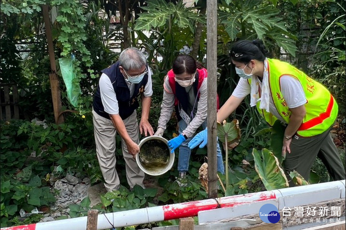 遠離登革熱威脅,桃園市政府衛生局呼籲颱風過後加強環境整頓。