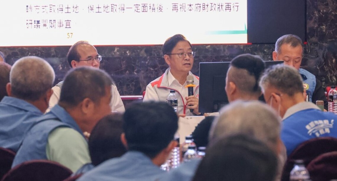 張善政與八德區里長座談 全力完成地方的需求