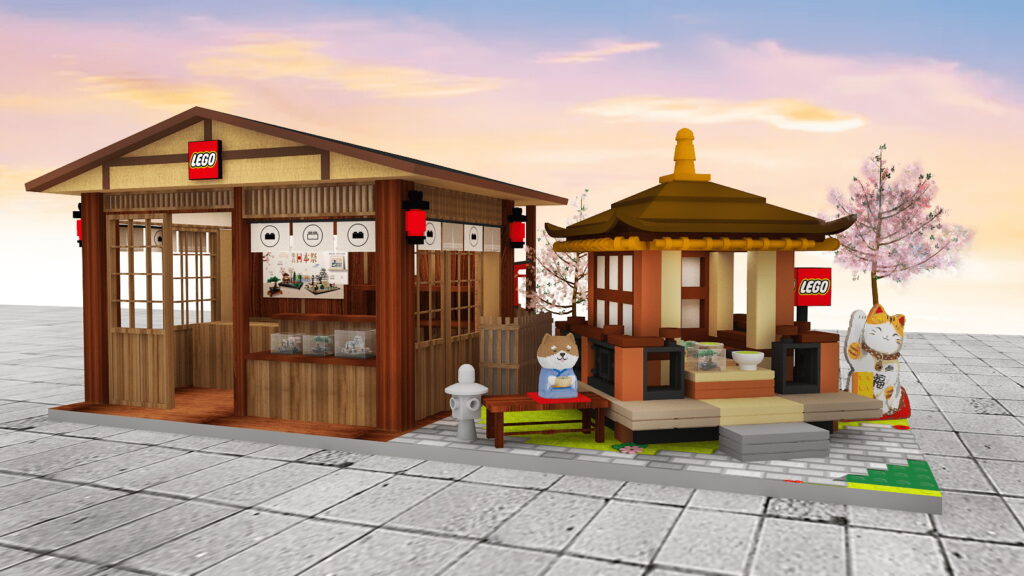 日本祭打造期間限定樂高日式庭園 8月將快閃中山線形公園