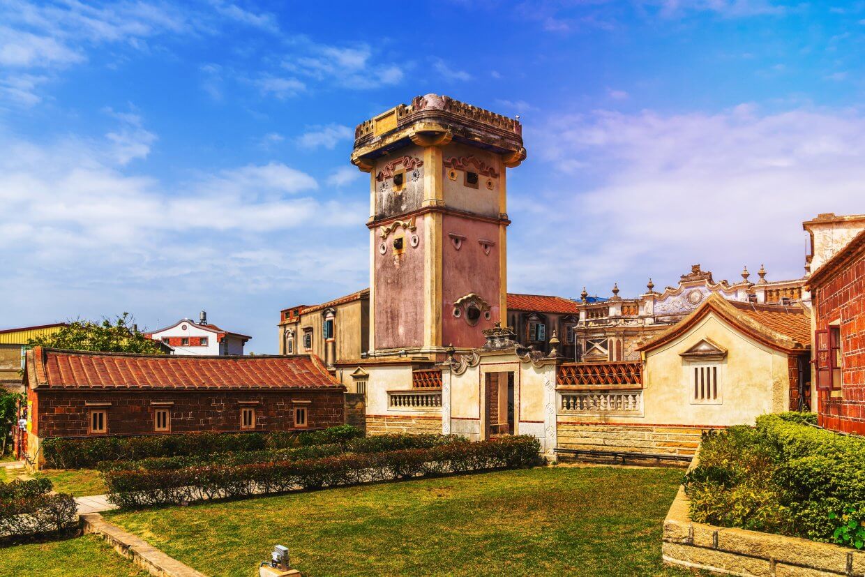 Historic,Building,Deyue,Tower,In,Kinmen,,Taiwan