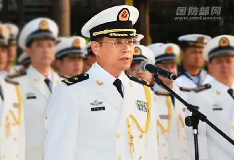 原海軍副司令王厚斌升任火箭軍司令,並晉升上將。圖/取材中共國防部網