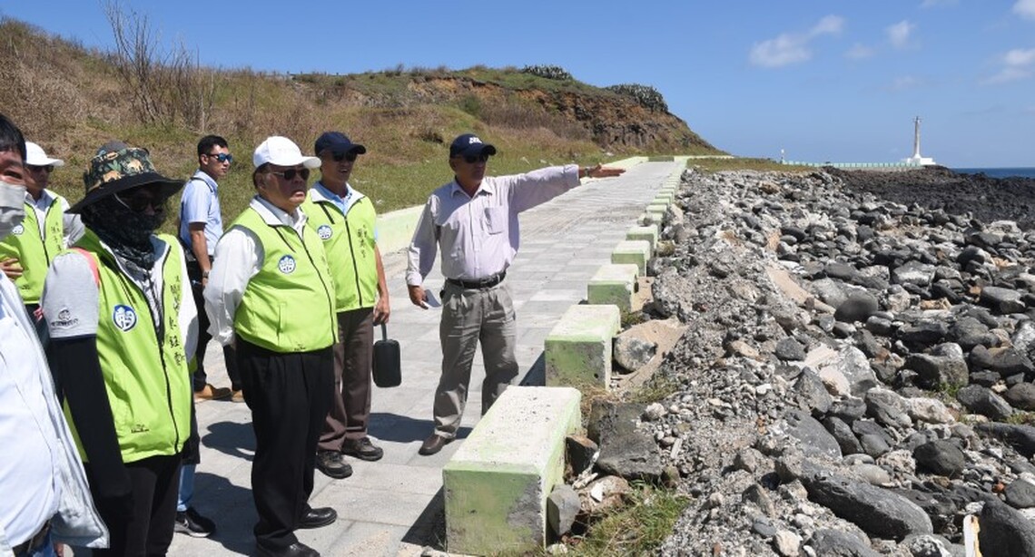 陳光復前往花嶼、七美、東嶼坪、東吉勘災 並了解地方建設實際需求