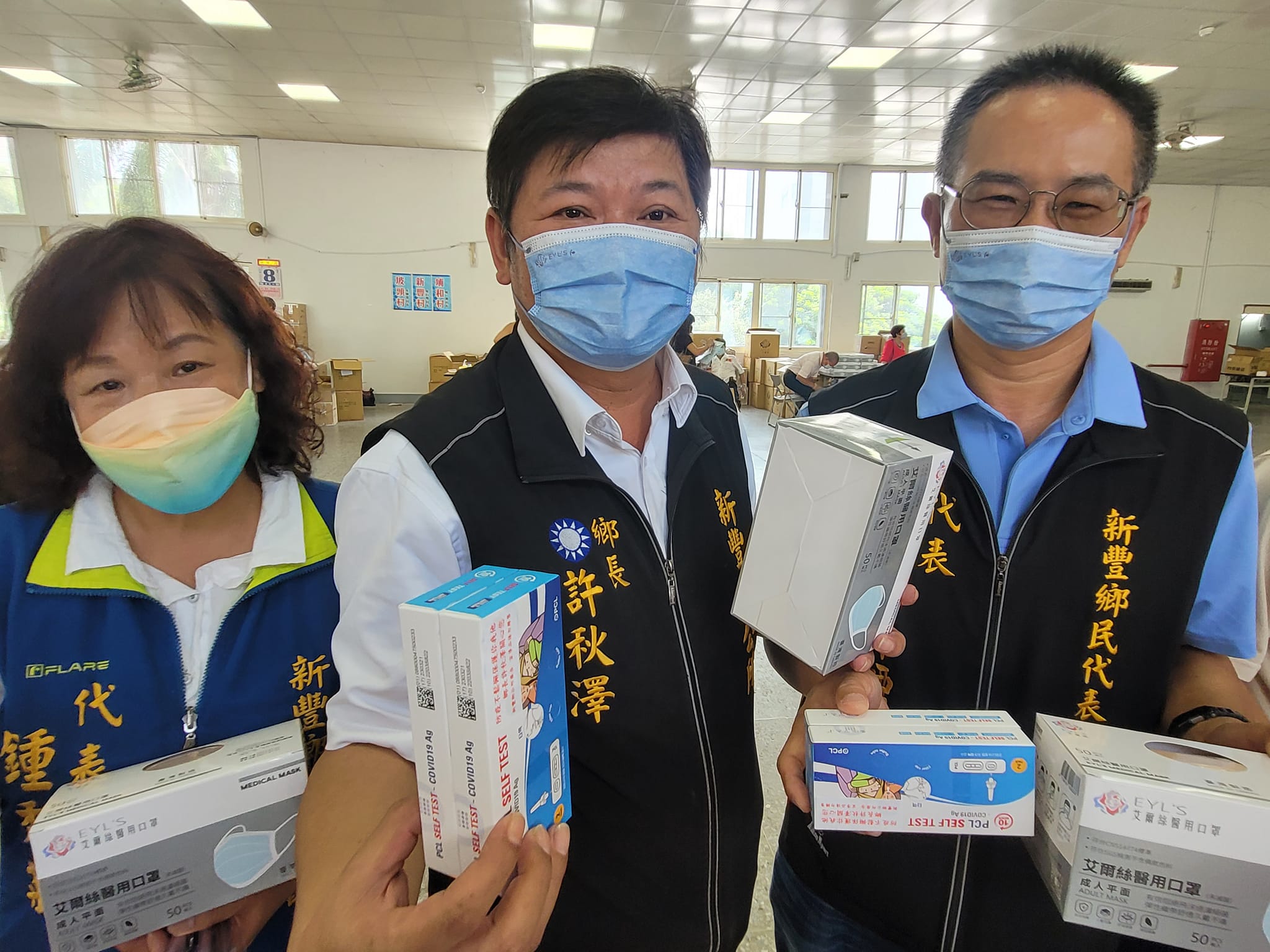 新豐鄉前鄉長許秋澤藉清潔隊員甄選機會收賄,還圖利特定口罩業者,遭監察院彈劾。翻攝許秋澤臉書
