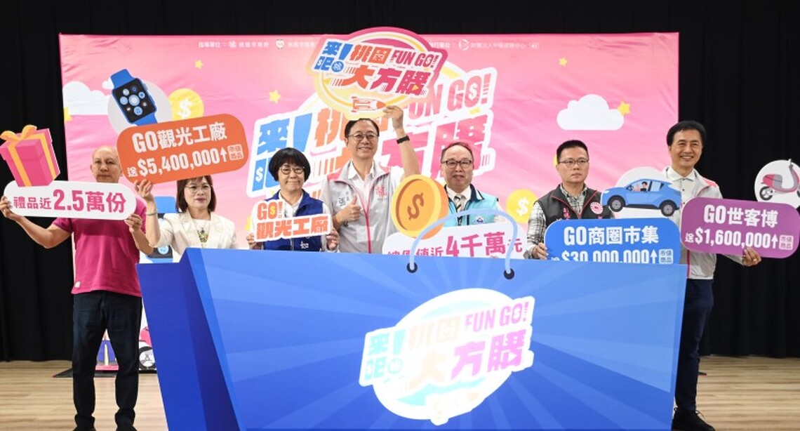 「來吧!桃園大方購」開跑!結合世客博及在地商圈推出價值4千萬元抽獎好禮