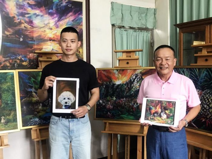 國際知名畫家陳明順父子作品 進軍國際展出