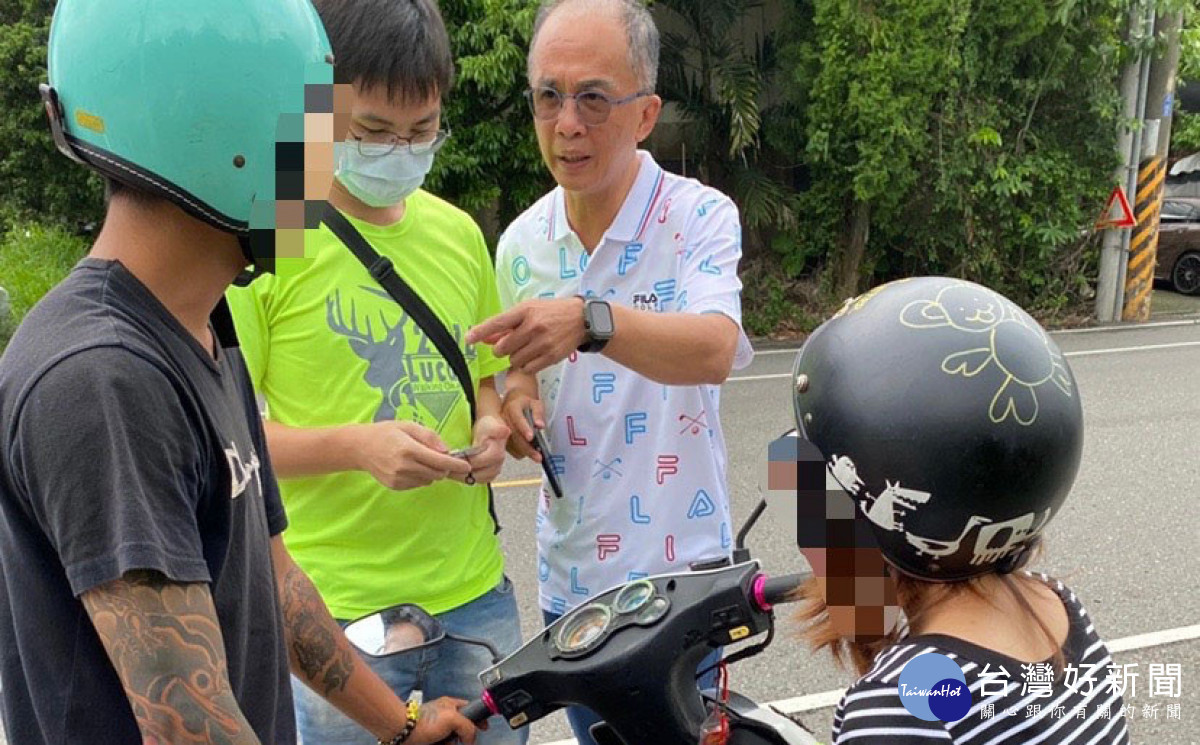 中埔警分局在案發後４小時循線逮捕２名犯嫌／陳致愷翻攝