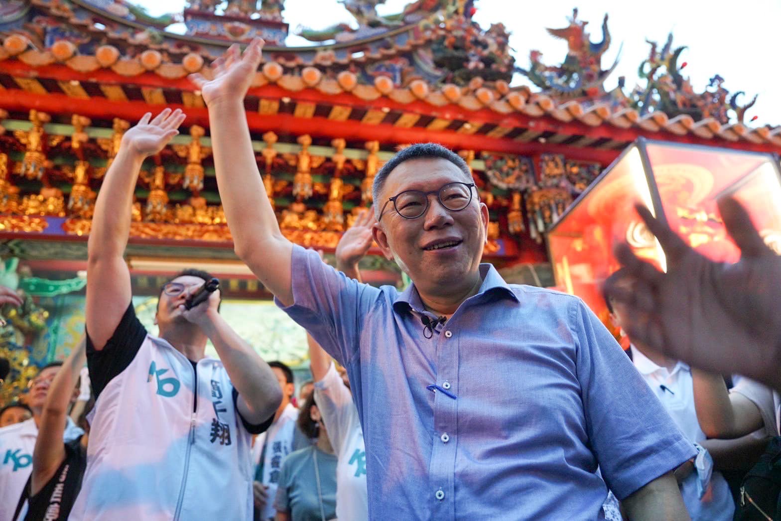 關於民眾黨新竹立委參選人選,柯文哲4日表示,目前民眾黨可以動用的人中,唯一會贏的機會是柯美蘭。翻攝柯文哲臉書